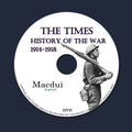 The Times History of the War 1914-1918 WW1 PDF 22 Vintage E-Books 1 DVD World